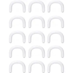 16G 14G 12G 10G 8G 6G 4G 2G Plastic Septum Retainer Stretching Kit  U Shape Septum Rings Pincher  Retainer for  Work