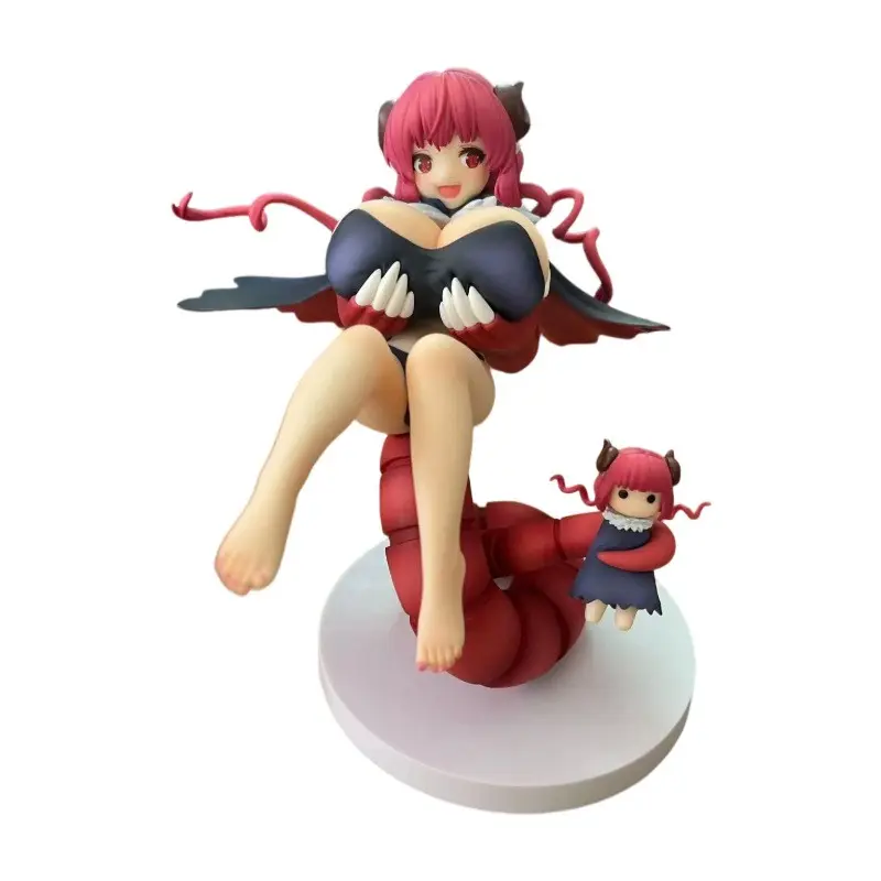 K-On! Dragon Girl Maid Figure, Iruru Anime Model Statue, Collectible Handmade Figurine, Perfect Gift for Fans, Unique Decorative Piece