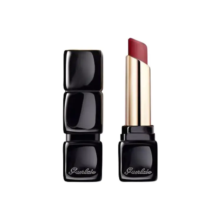 GUERLAIN Kissable Soft Matte Lipstick, Soft Matte Velvet Lightweight Long Lasting Makeup Easy to Blend Premium Feel