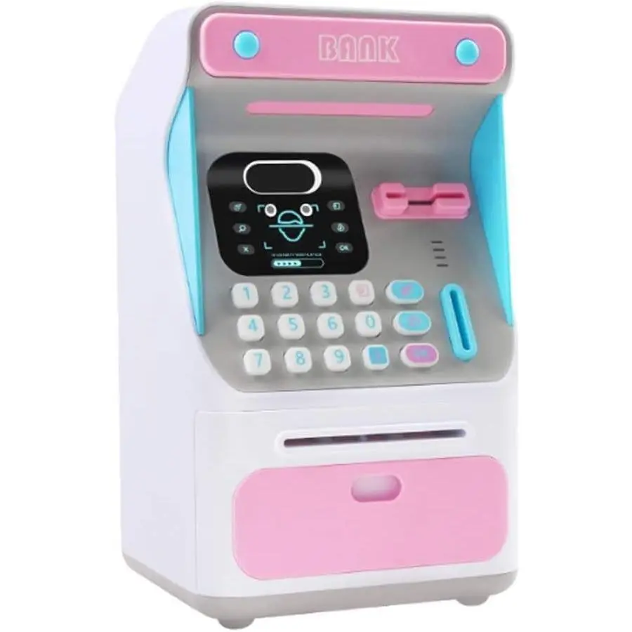 Piggy Bank Piggy Bank Password Piggy Bank for Reuse Fall-Saving Box Deposit Banknote Birthday Gift Savings