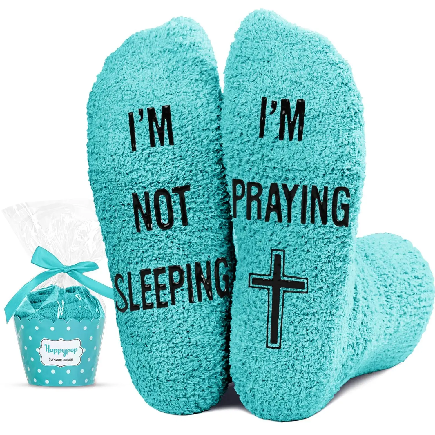 HAPPYPOP Christian Ideas Socks - Christian Easter Religious Women Jesus Gifts, Faith Christian Religious Socks