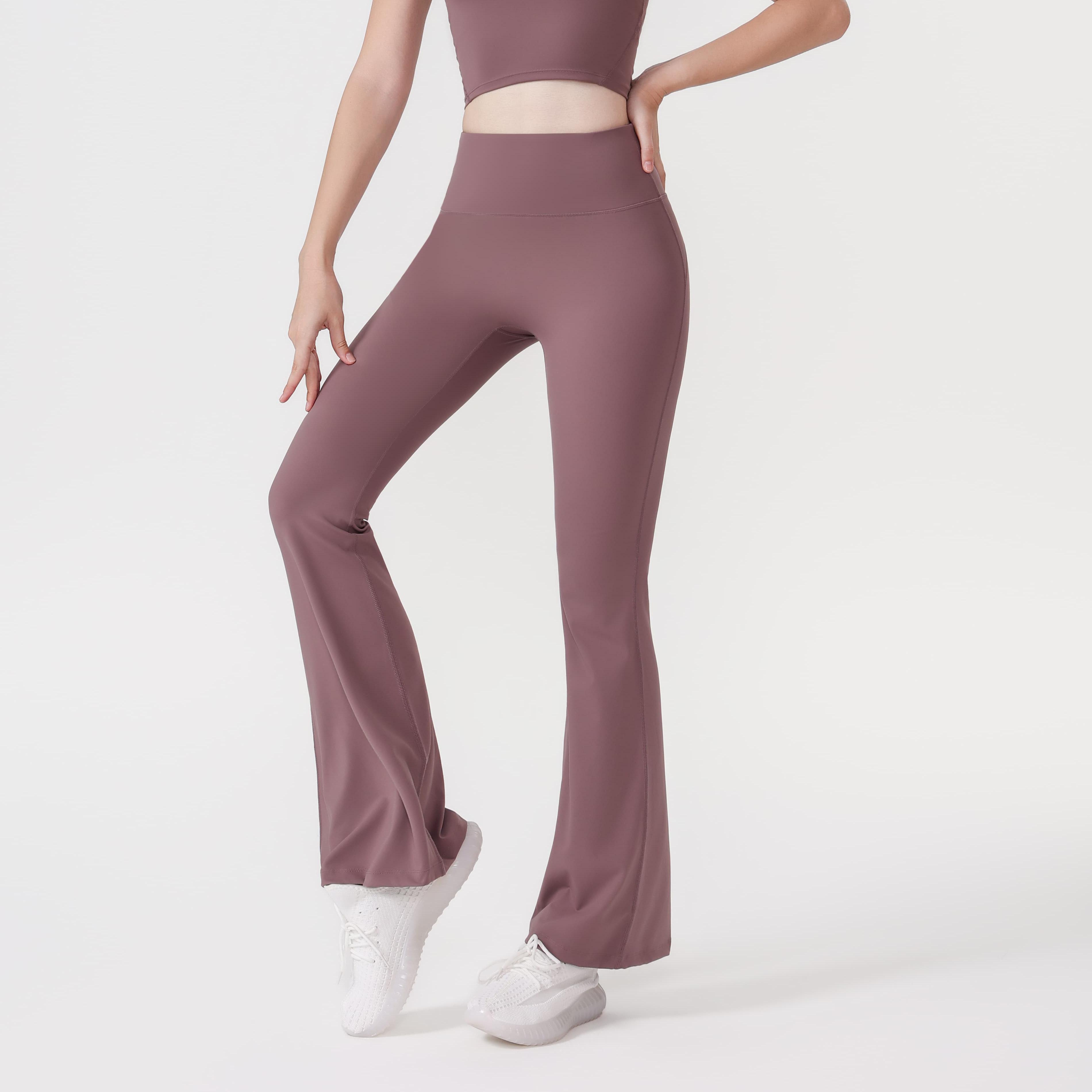 LULU  Same style Women's High-Waisted Athletic Flared Pants are made from lightweight, quick-drying fabric that hugs the body and accentuates your curves.