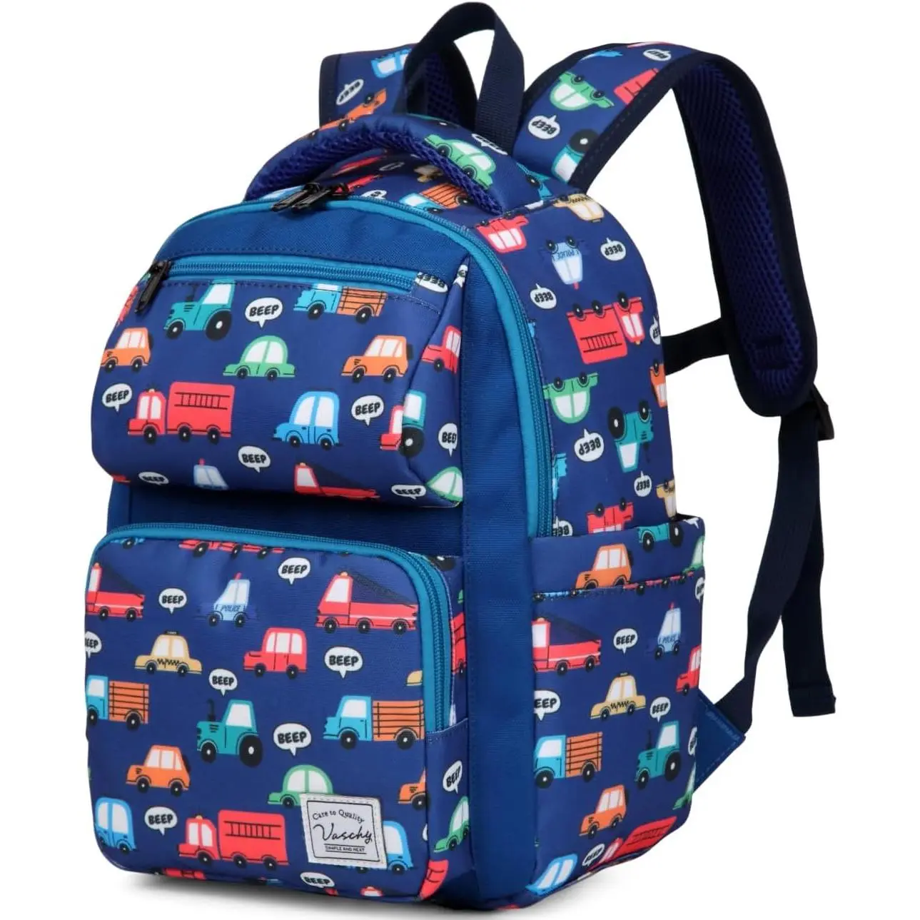 Toddler Backpack  Boys, Kids Cute Kindergarten Daycare Children 7L Small Backpack Bookbag  School Travel Bluey Vehicles