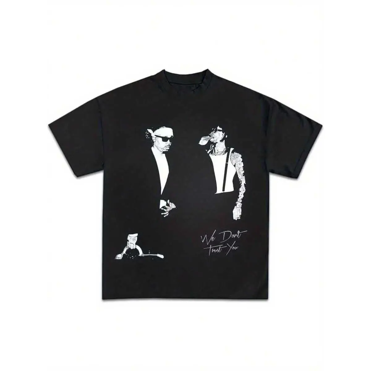We Don't Trust You Future Tour Streetwear T-Shirt Black