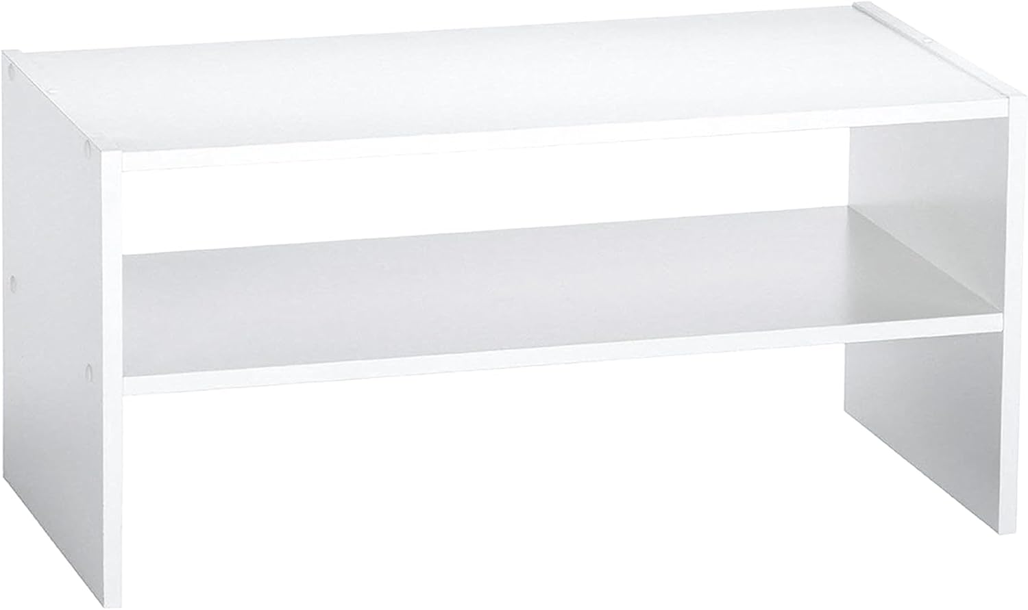 Stackable 24in. Wide Horizontal Organizer, White