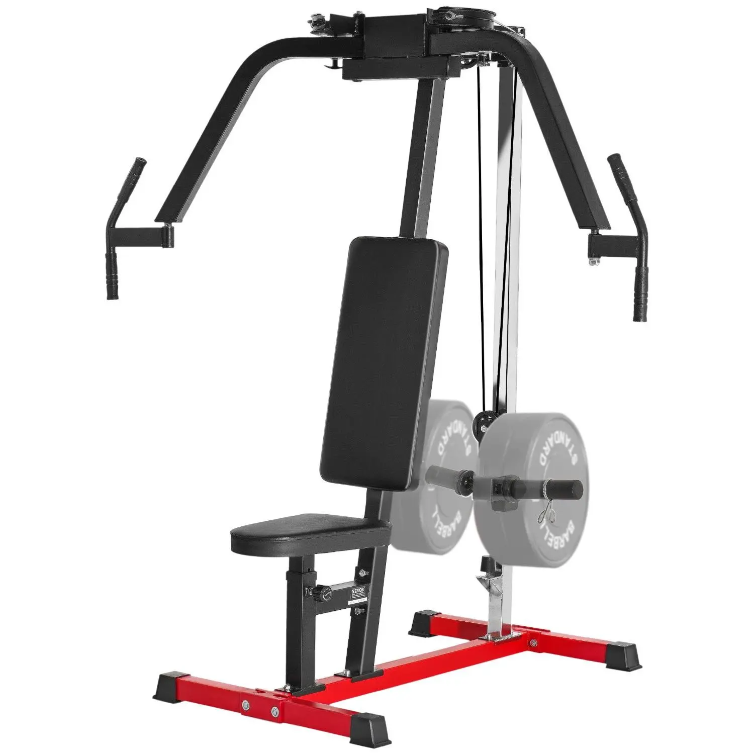 VEVOR Chest Fly Machine, Upper Body Specialty Machine for Home Gym, Adjustable Fly and Reverse Delt Machine, for Chest, Back, Pectoral, Rear Deltoid and Shoulder Workouts, Hold up to 450LBS