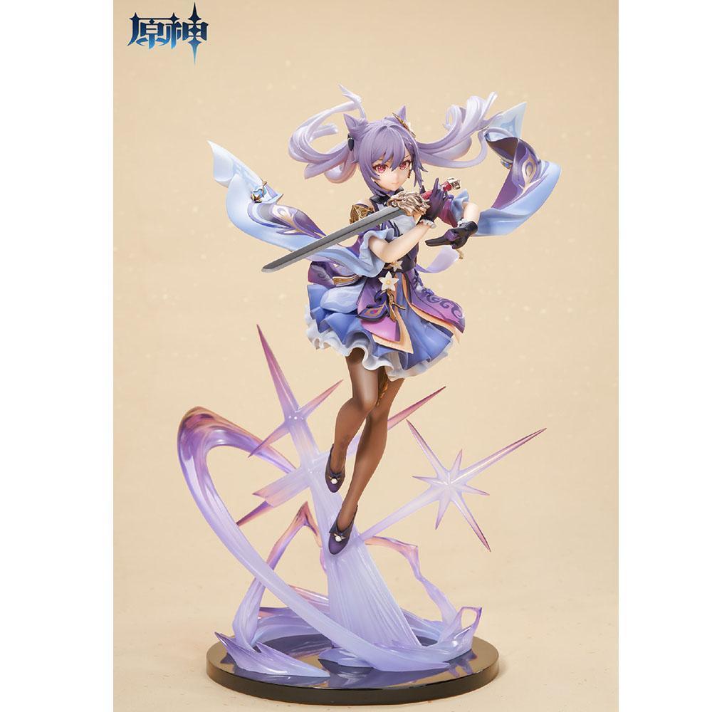 22CM Anime Game Genshin Impact Keqing Figure Anime Chinese Style Cute Cool Model Toys Gifts Collection Action Ornaments PVC