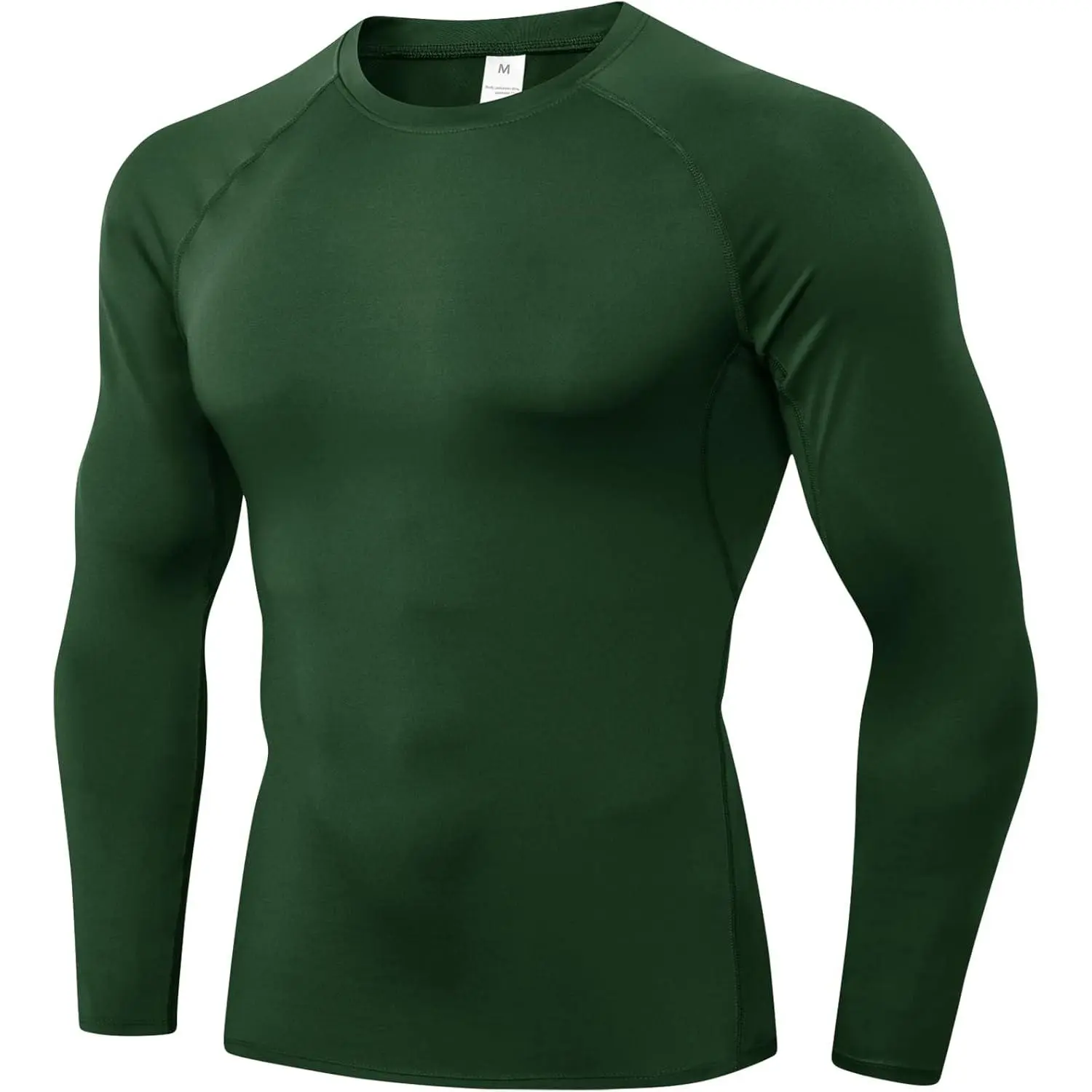1 or 3 Pack Men's Compression Shirts Long Sleeve Workout Gym T-Shirt Running Top Cool Dry Sports Baselayer Undershirts