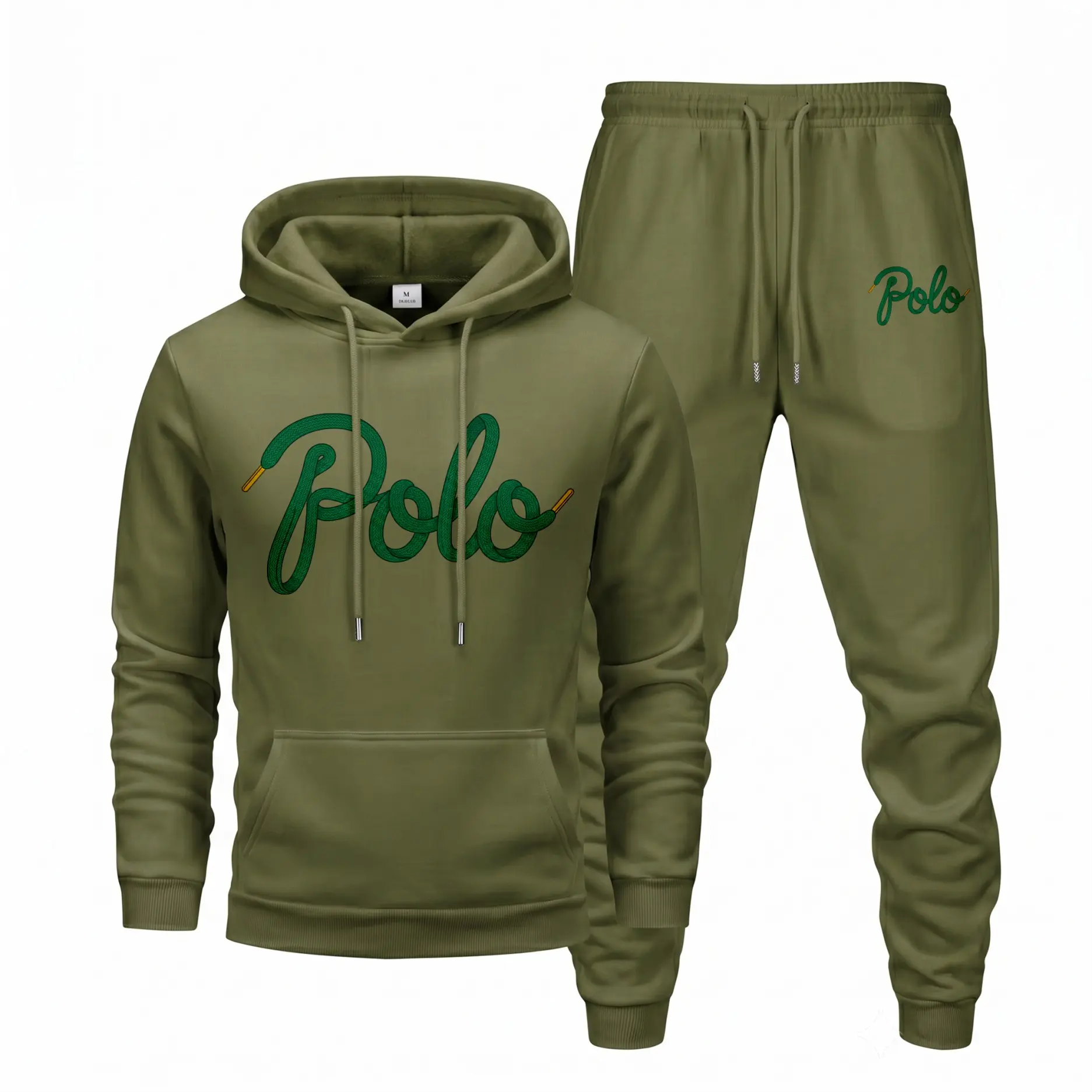 Men’s Letter Graphic Hoodie & Jogger Pants Set, Casual Hip-Hop Tracksuit, Long Sleeve Pullover and Sweatpants Outfit for Fall Winter, Daily Streetwear and Sportswear