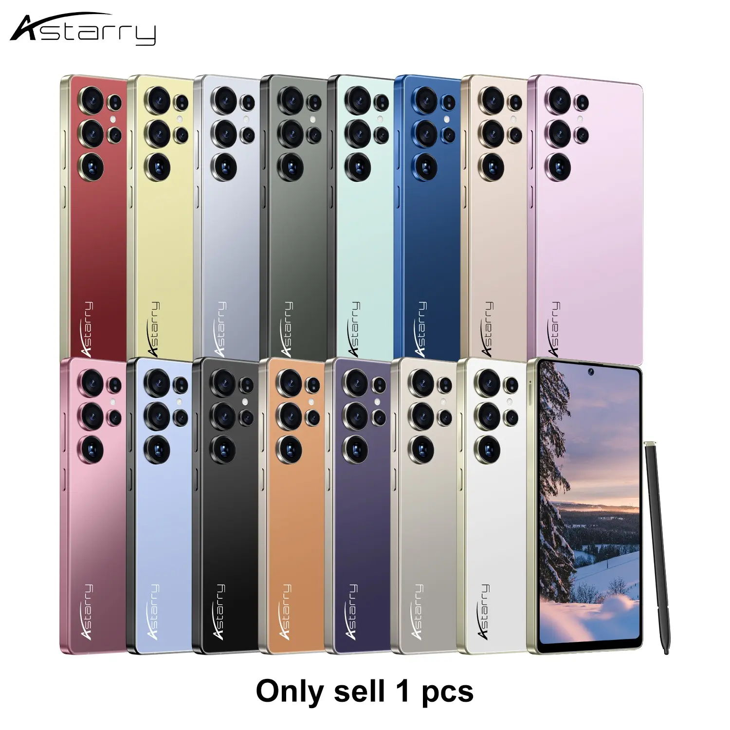 Astarry-25 Ultra Smartphone, 6.75-Inch HD Display, 8+20mp Camera, 6gb+64GB/128GB Storage, 4100mah Battery, Android 12.0 Os, 4g Network