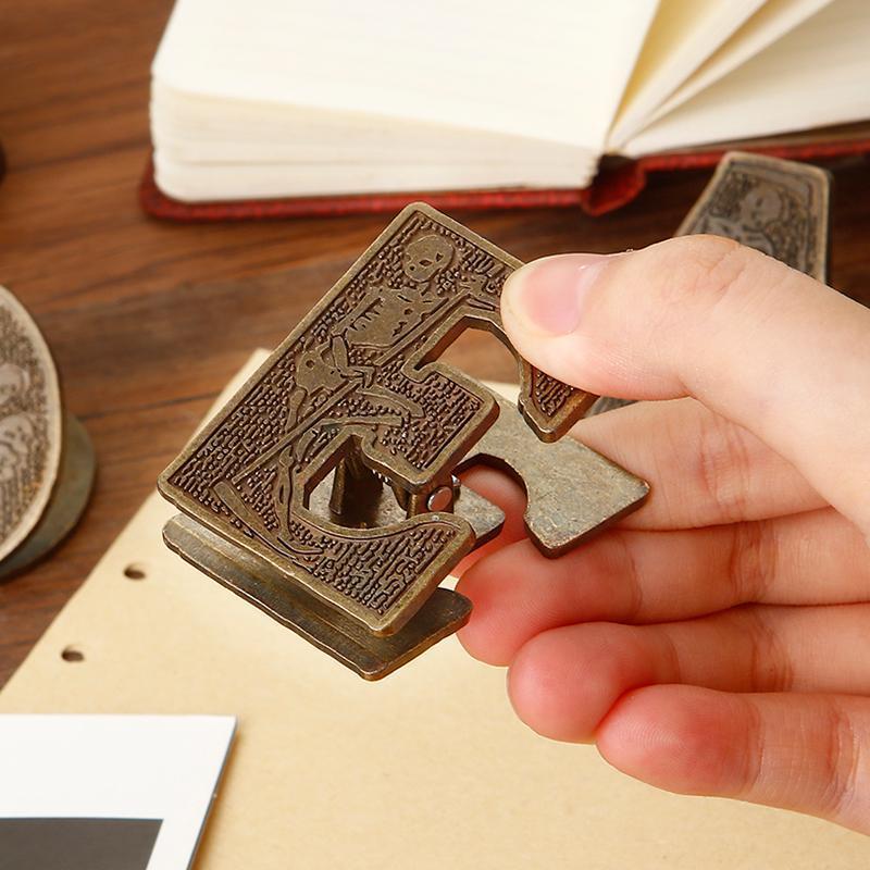 English Alphabet Binder Clips Bill Binder Clip Foldback Notes Letter File Paper Clip Binding Securing Clip for Office School