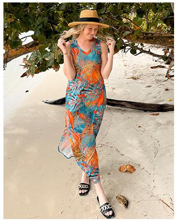 WIHOLL Summer Dresses Maxi Dress Vacation Beach Sundresses 2025 with Pockets