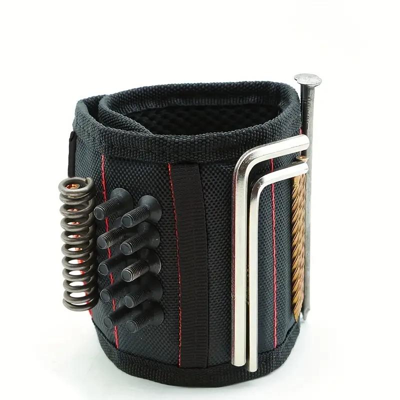 Strong Magnetic Wristband, Multifunctional Wristband with Magnetic Nails, Wristband for Woodworking, Metalworking, Hand Tools, Tool Pouch Strong Magnetic Wristband, Multifunctional Wristband with Magnetic Nails, Wristband for Woodworking, Metalworking, Hand Tools, Tool Pouch