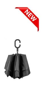 LANBRELLA Compact Reverse Folding Umbrella Auto Windproof Travel Umbrella LANBRELLA Compact Reverse Folding Umbrella Auto Windproof Travel Umbrella