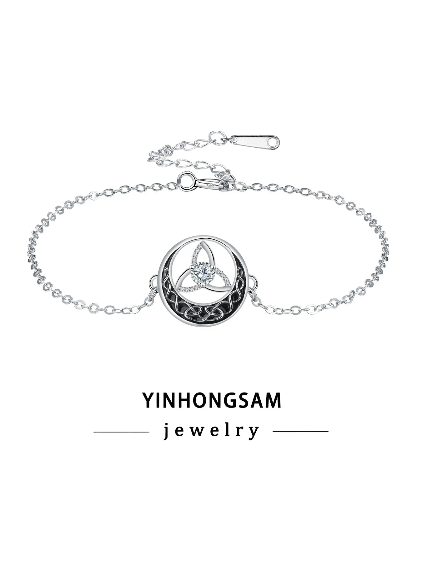 Celtic Knot Bracelet for Women, Good Luck Irish Wiccan Anniversaries Birthday Jewelry Gifts for Women