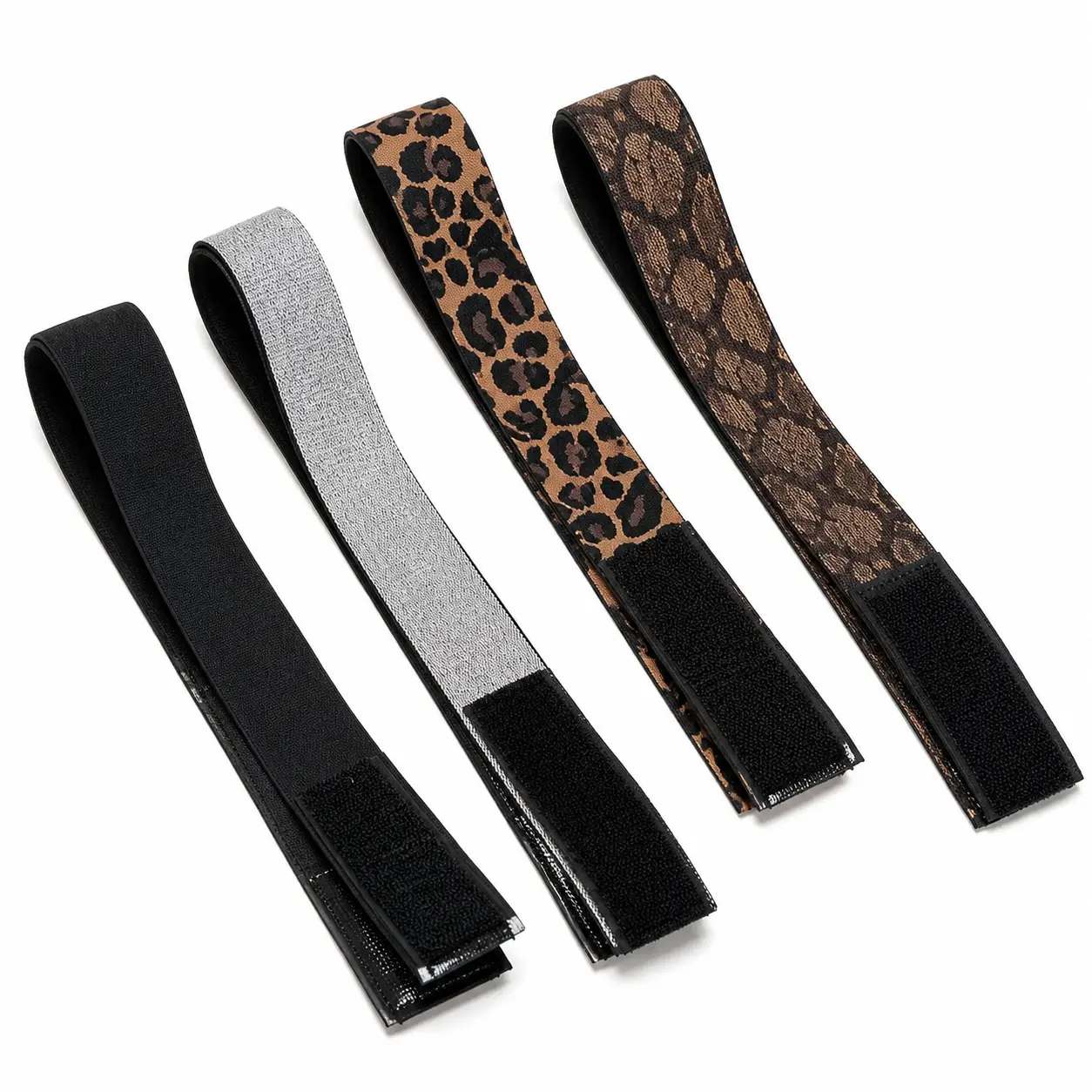 Women's 3-Pack Adjustable Elastic Headband Wig Bands - Soft Stretch Band, Elastic Lace-Front Design, Secure Buckle Closure, Ideal for Daily Wear, Workout