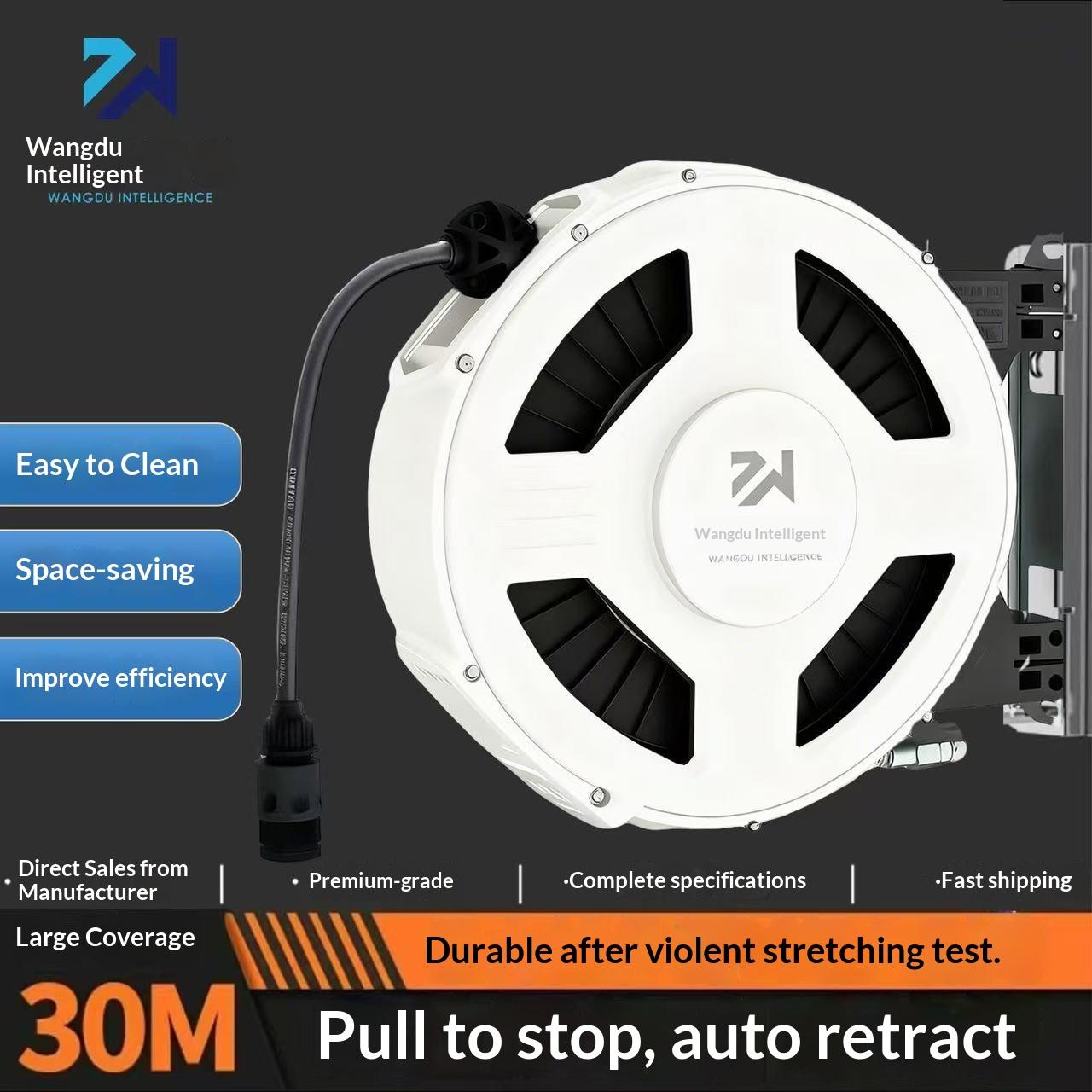 Electric drum cable reel, automatic retractable cable reel, cable coiler, wire reel, cable winder, wire drum