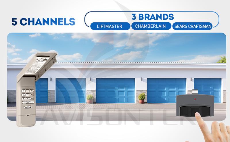 CMXZDCG440 CMXZDCG453 Universal Garage Door Opener Keypad & Remote【12 Year Warranty】