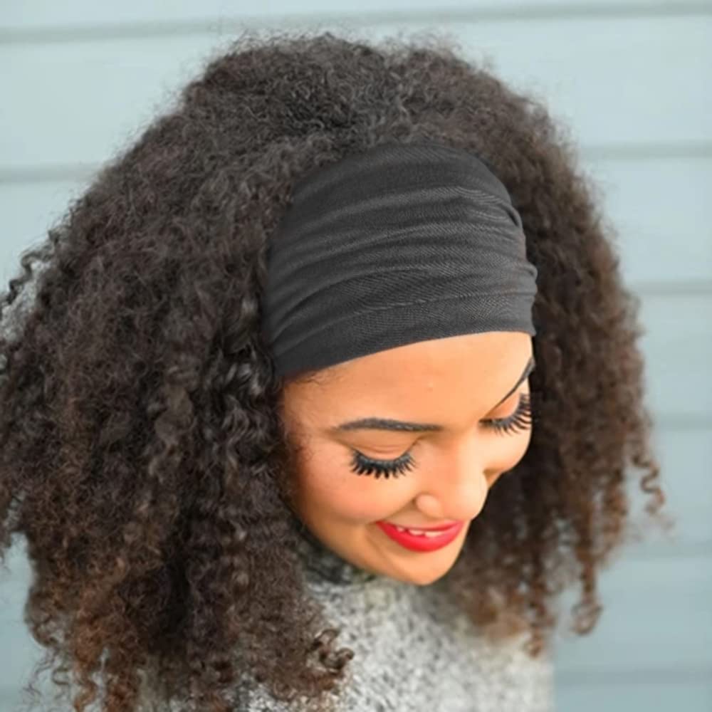 10Pcs/Pack Women Headbands African Wide Hair Wrap Turban Twist Headband for Women Large Sport Workout Stretch Non-slip Big Hair Bands