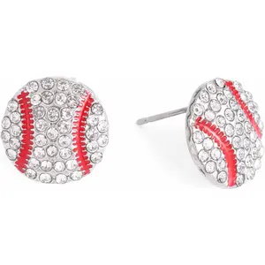 Baseball Earrings, 0.51in Exquisite Alloy Baseball Jewelry for Women Softball Sports Earrings Jewelry Gift for Sport Lovers Players