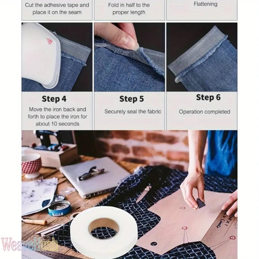 2559 Inch Double-sided Adhesive Lining | Hot Melt Non-woven Iron-on Adhesive Fabric – For Clothes, Pants Legs & Short Fabric Alterations