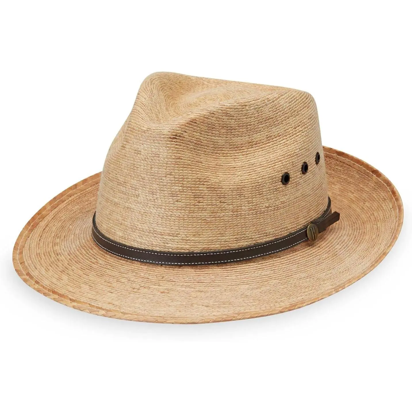 Wallaroo Hat Company Men’s Cortez Trilby Fedora – Medium Brim, Natural Fiber, Artisanal Handcrafted – Contemporary Sun Hat