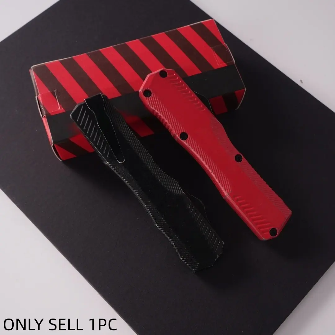 1pc Multi-Functional Knife, Classic Edc Knife, Lightweight Tool with Stone Wash Blade Finish, Ideal for Camping, Travel, Daily Use, Men's Gift