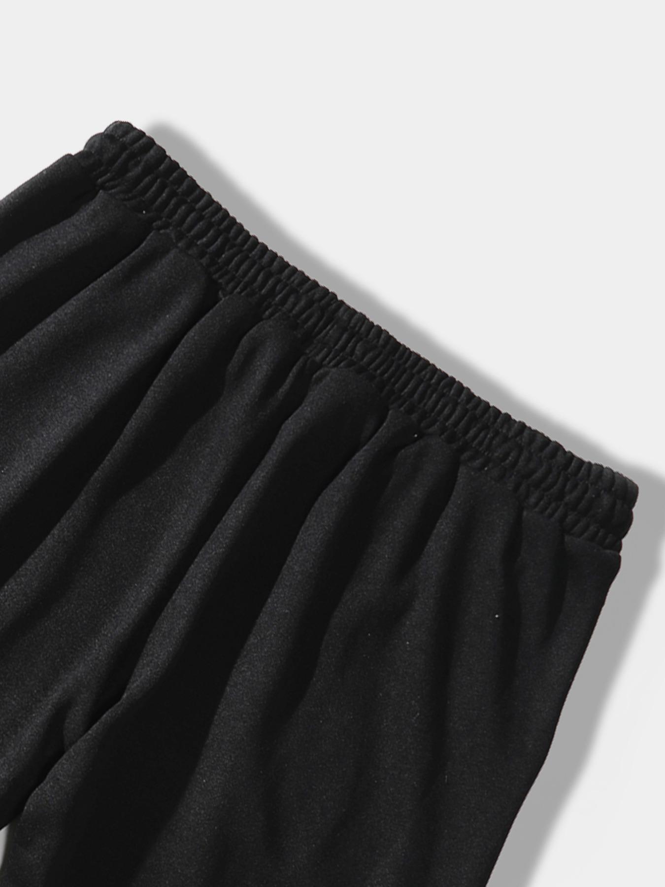 Men's Solid Color Drawstring Waist Pants, Casual Comfy Trousers for Daily Wear, Men's Bottoms for All Seasons.adwysd joggers.lululemon men.  city jogger