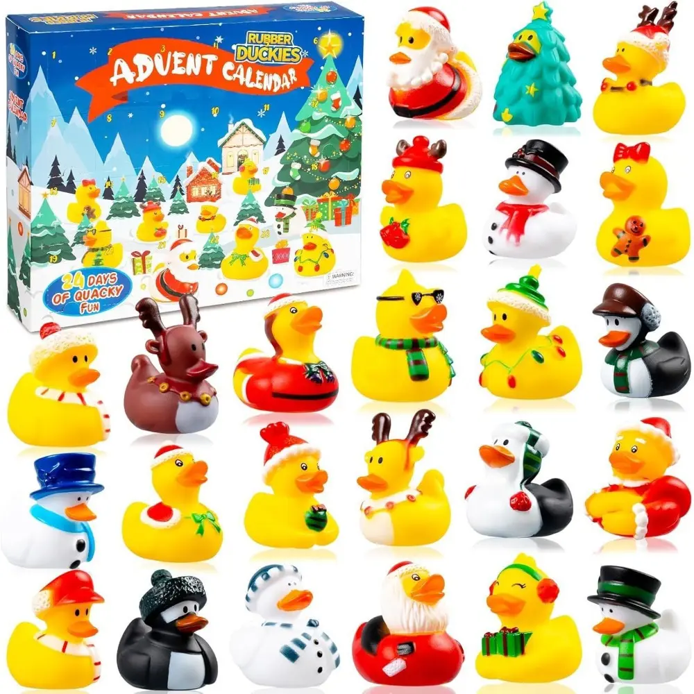 24pcs Ducks -24pcs Christmas Duck Christmas Festival Gift Set