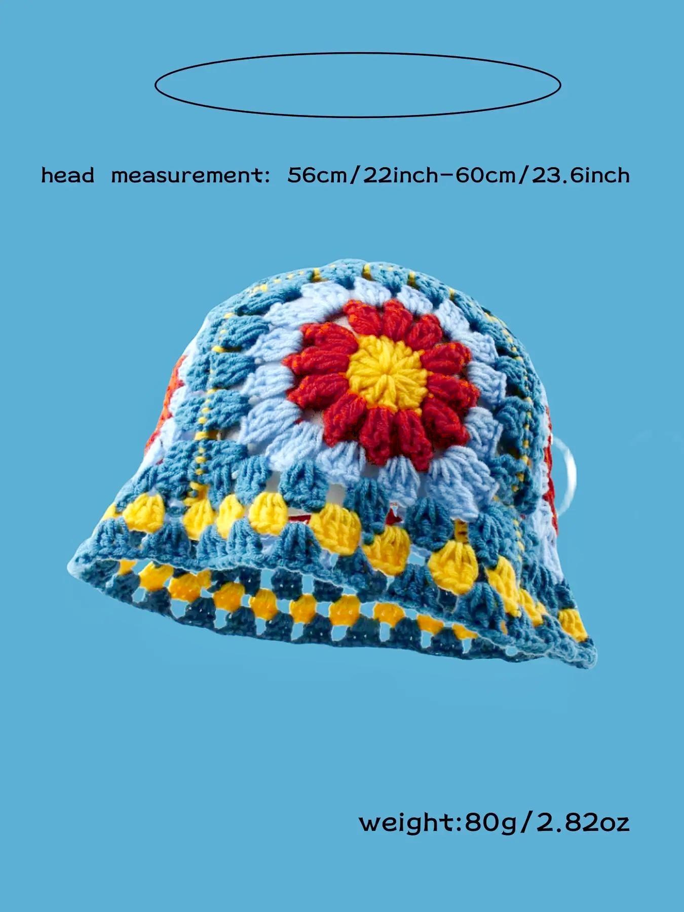 Colorblock Letter Print Knit Hat, Street Style Bucket Hat for Women & Men, Fashion Accessories for Party, Pride 2025, LGBTQ, Daily Clothing Decor
