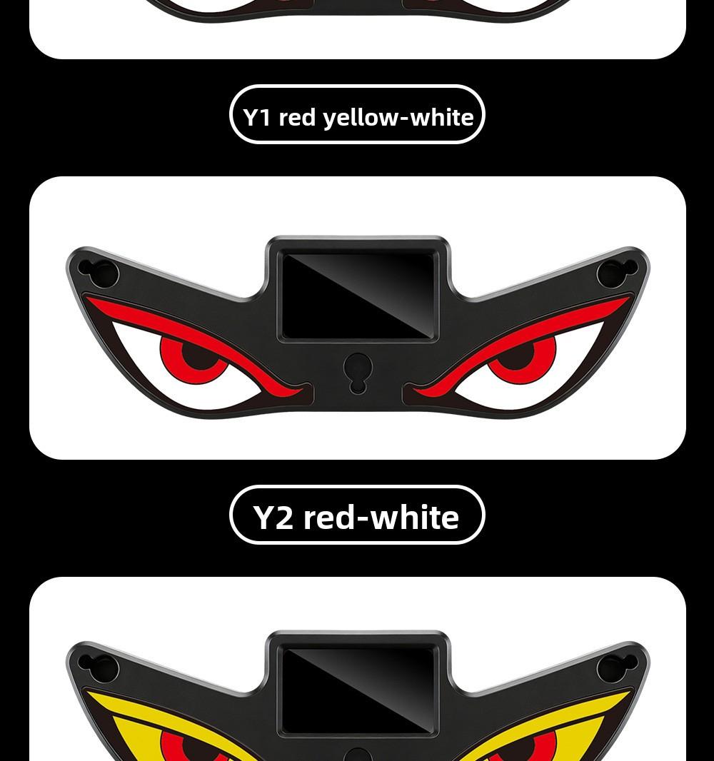 Solar Devil Eye Rear Window Light |   Wireless LED Accent Glow for Night Drive & Car Meets