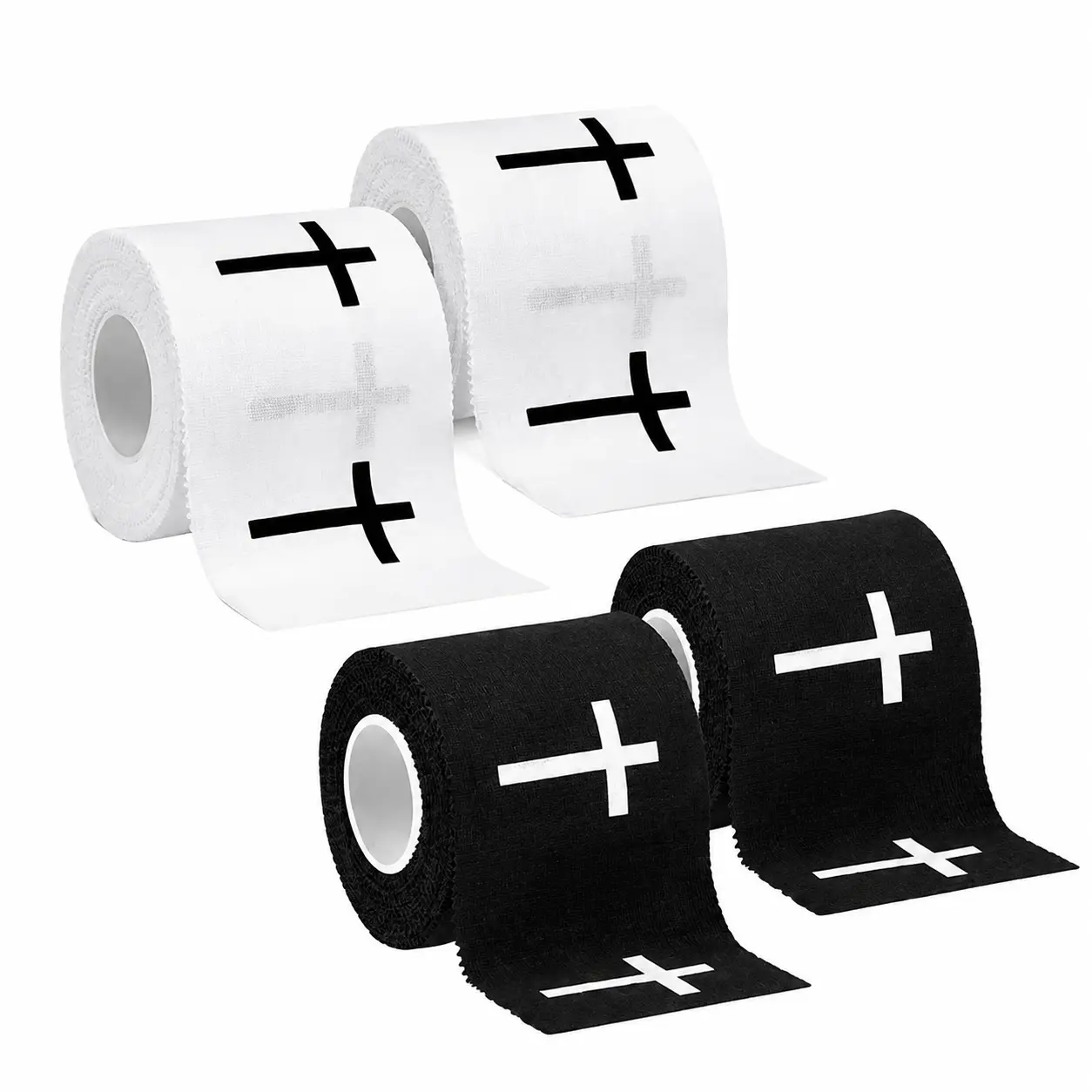 Breathable Cotton Athletic Tape Roll – 2 Inch by 23 Feet, Hypoallergenic Sports Wrap for Wrist Support, Ankle Stability, and Muscle Recovery During Soccer, Football, Baseball, Gymnastics, Boxing, and Faith-Based Activities