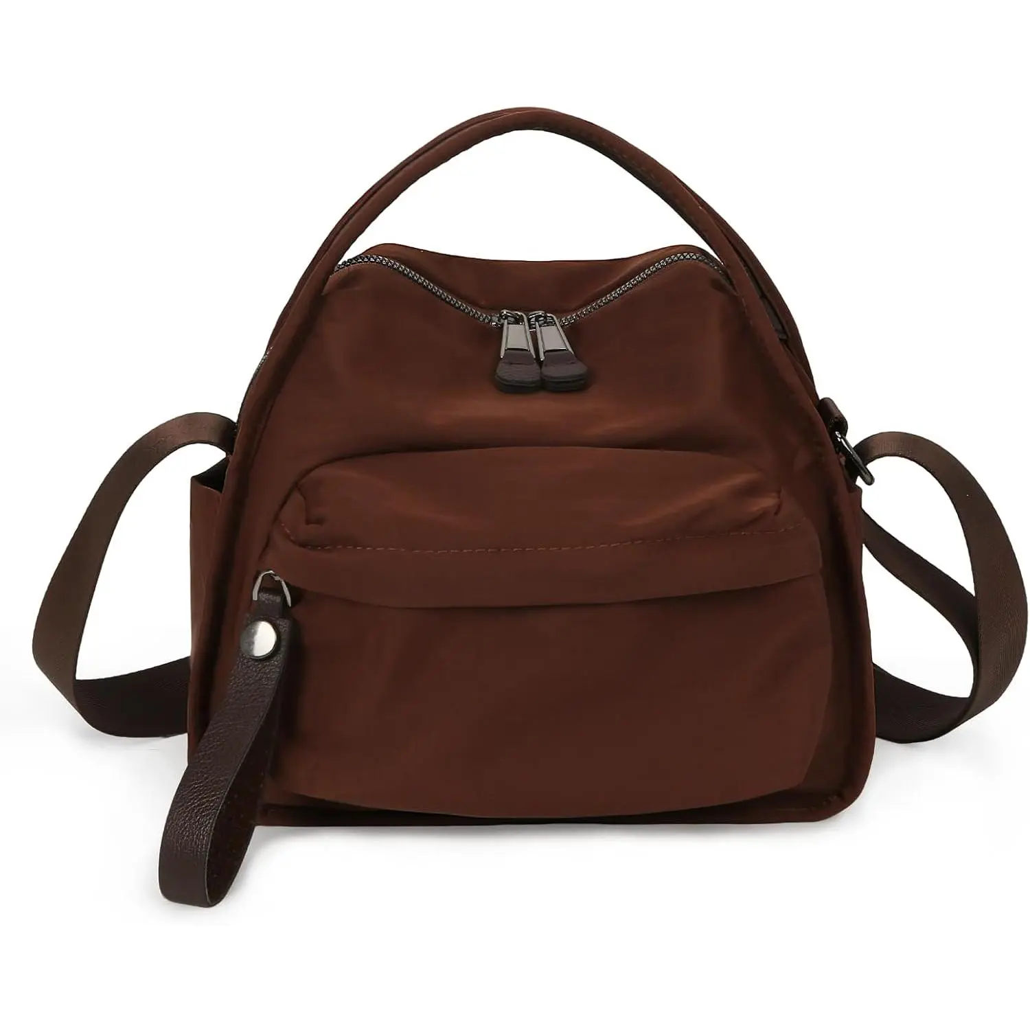 Mom Bag Crossbody Small pañaleras Diaper Bag Nylon Purse for Women Multiple Pockets Nylon Handbag