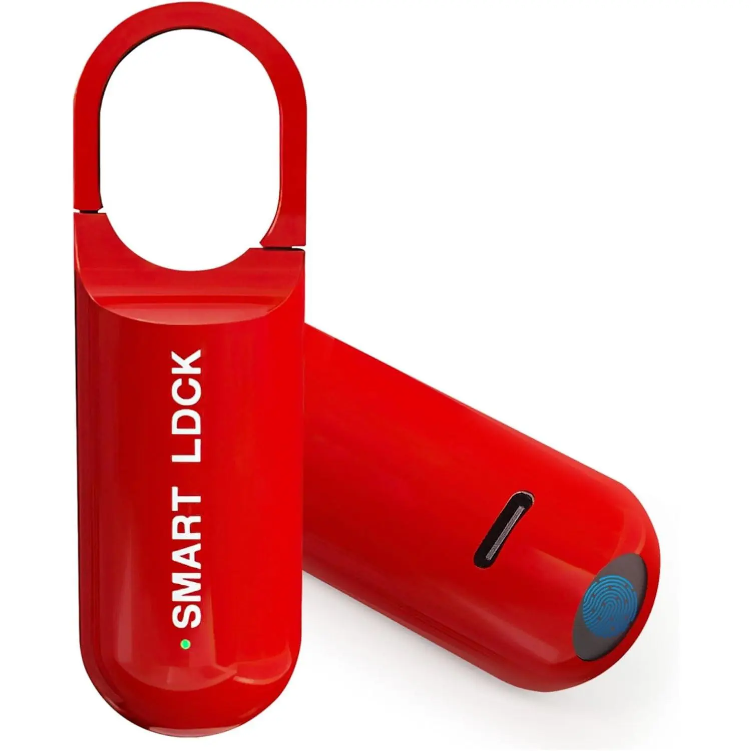 Fingerprint Padlock for Locker, Small Rechargeable Fingerprint Lock, Keyless Biometric Thumbprint Padlock for Gym School Locker, Suitcase, Backpack