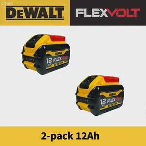 DEWALT MAX Flexvolt 12.0ah 20/60V DCB612 Lithium-Ion Battery Cordless Drill Battery DEWALT flexvolt 60V  Battery Durable High-Capacity Lithium-ion Battery for Power Tools Li-ion Batteries for Heavy Duty work