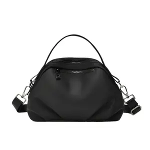 New Elegant Shell Shaped Bag For Women, Lazy Style Nylon Handbag Ideal For  Commute, Versatile Purse Can Be Carried As Handheld, Single Shoulder Or Crossbody Bag,Great For Office Work, Casual Shopping,  Dates And Everyday Styling daily