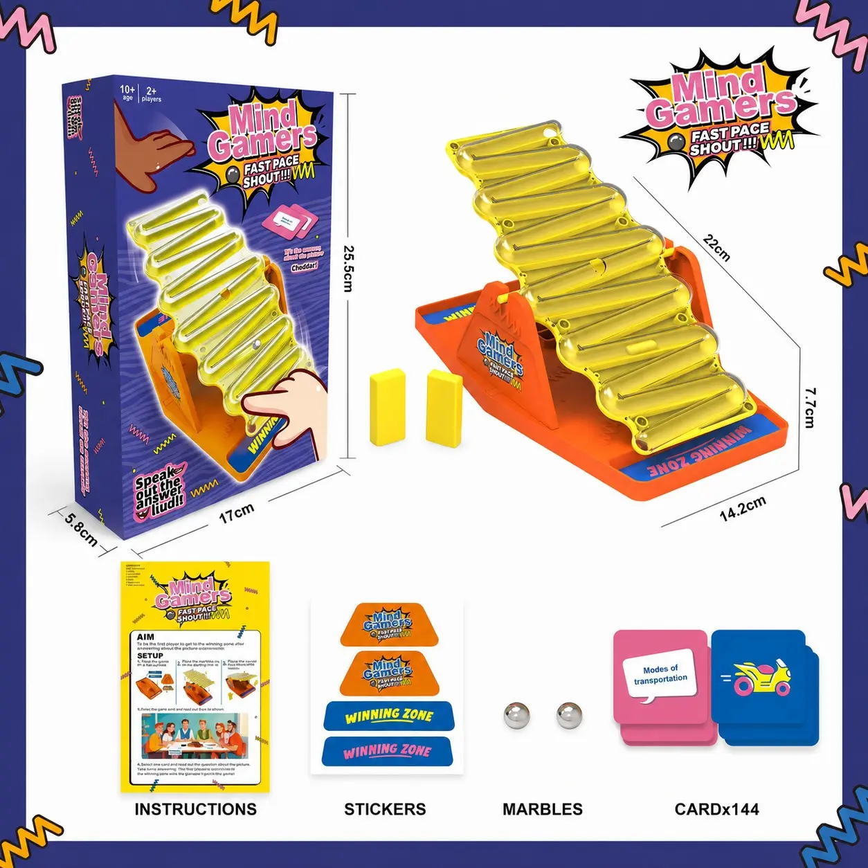 Up Down Rumble Seesaw Quiz Game, Desktop Board Game, Family Party Interactive Toy, Reaction Time Test, Educational Puzzle