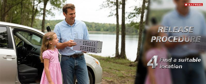 Humane Trap Live Mouse Trap Indoor Catch and Release Animal Cage Multi Large Bait Outdoor Reusable Chipmunk Mice Voles Rodent That Work (1)