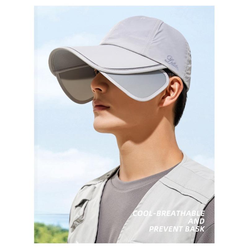Outdoor sun hat golf sun protection sun hat women's summer wide brim sports empty top pull-up cap