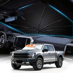 Windshield Sun Shade Umbrella for 2021-2026  F-150 F-250 F-350 Accessories, Custom Fit Front Window Sunshade with UV Block & Heat Reduction, Reinforced Frame, Easy Install Foldable  Sunshade