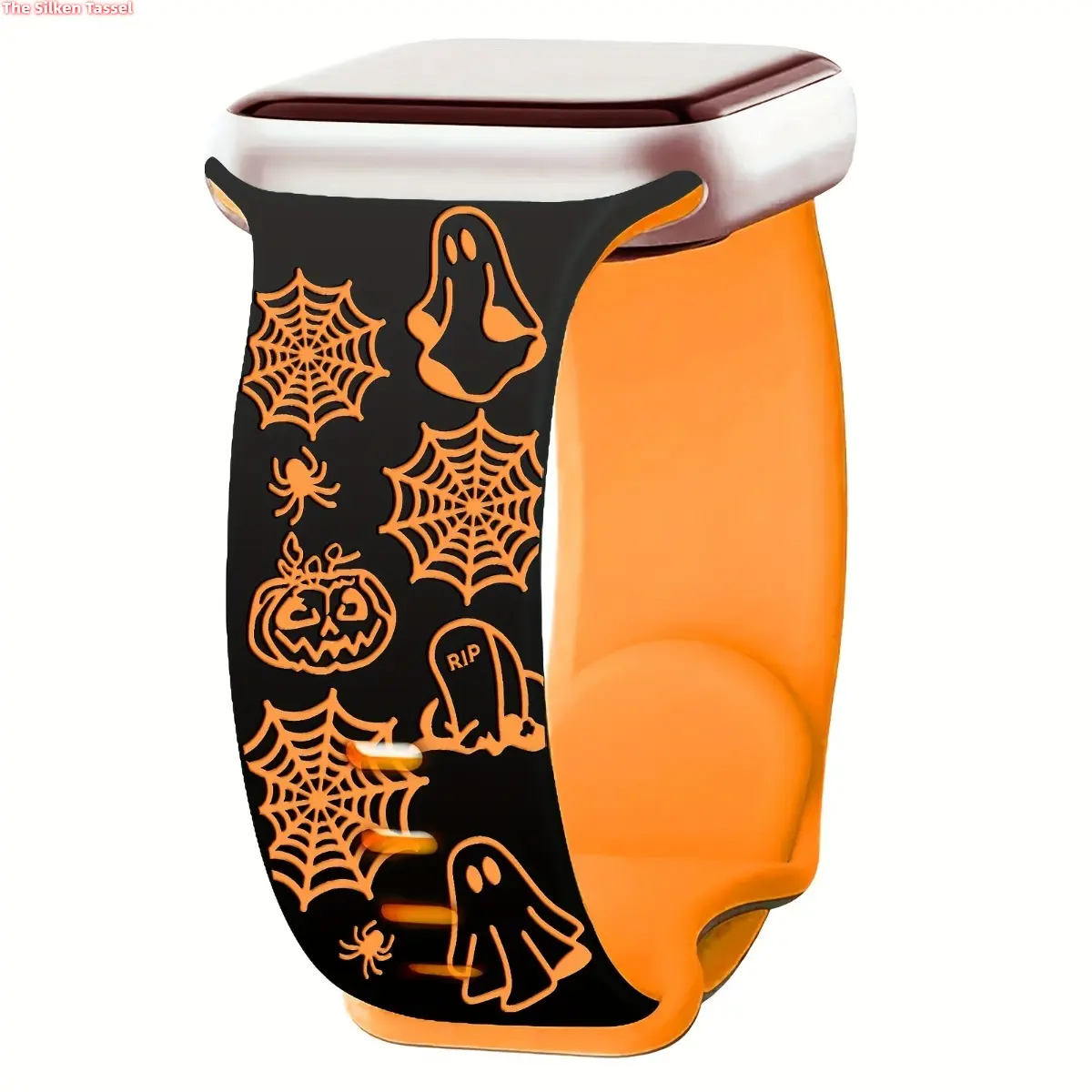 OX | Halloween Series | Men's and Women's Universal Styles | Gifts for Elders, Boys and Girls Friends | For IWatch Ultra/Series 9/8/7/6/5/4/3/2/SE | Compatible with 38/40/41/42/44/45/49mm | Silicone Waterproof Strap sohochic