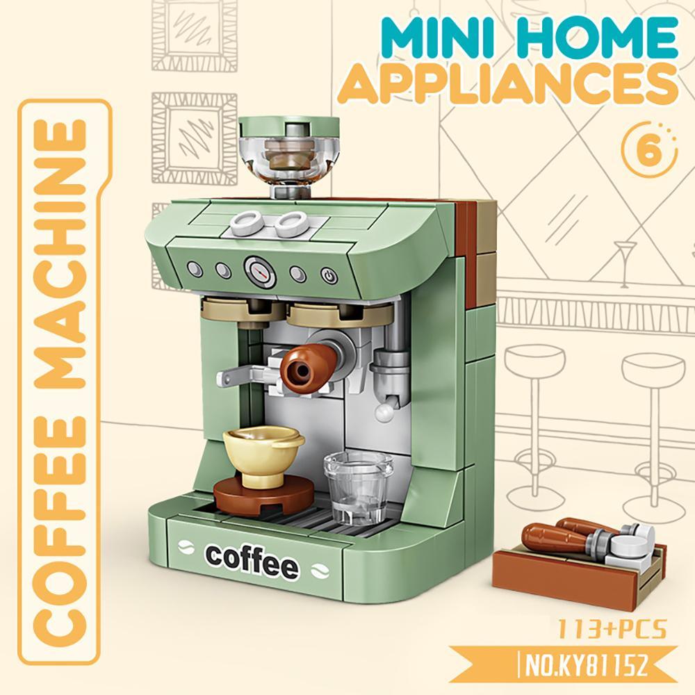 Coffee Machine Building Blocks, 1 Set Creative Mini Home Appliances Blocks Kit, Building Toys for Teenager, Creative Blocks Kit for Teenager, Bricks, Building Block Model