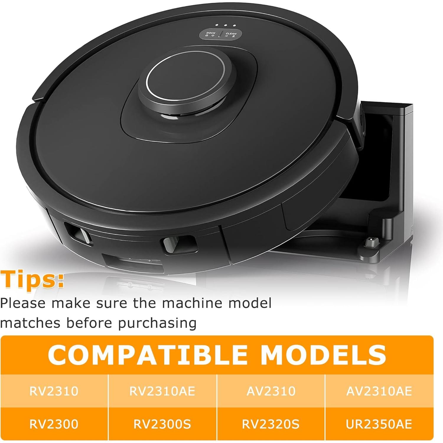 Replacement Parts Set Compatible with Shark Matrix Robot Vacuum RV2310 ...