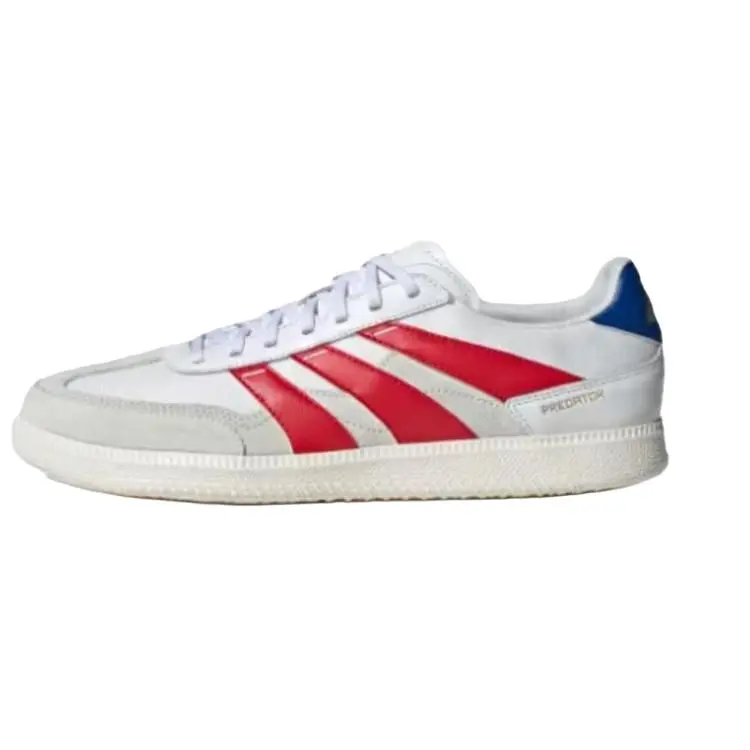 Adidas Predator 24 League Low Freestyle Indoor Soccer Shoes for Men and Women with Comfortable Round Toe Design Trending Shoes, House White Official Shoes to Get / Maison Mihara
