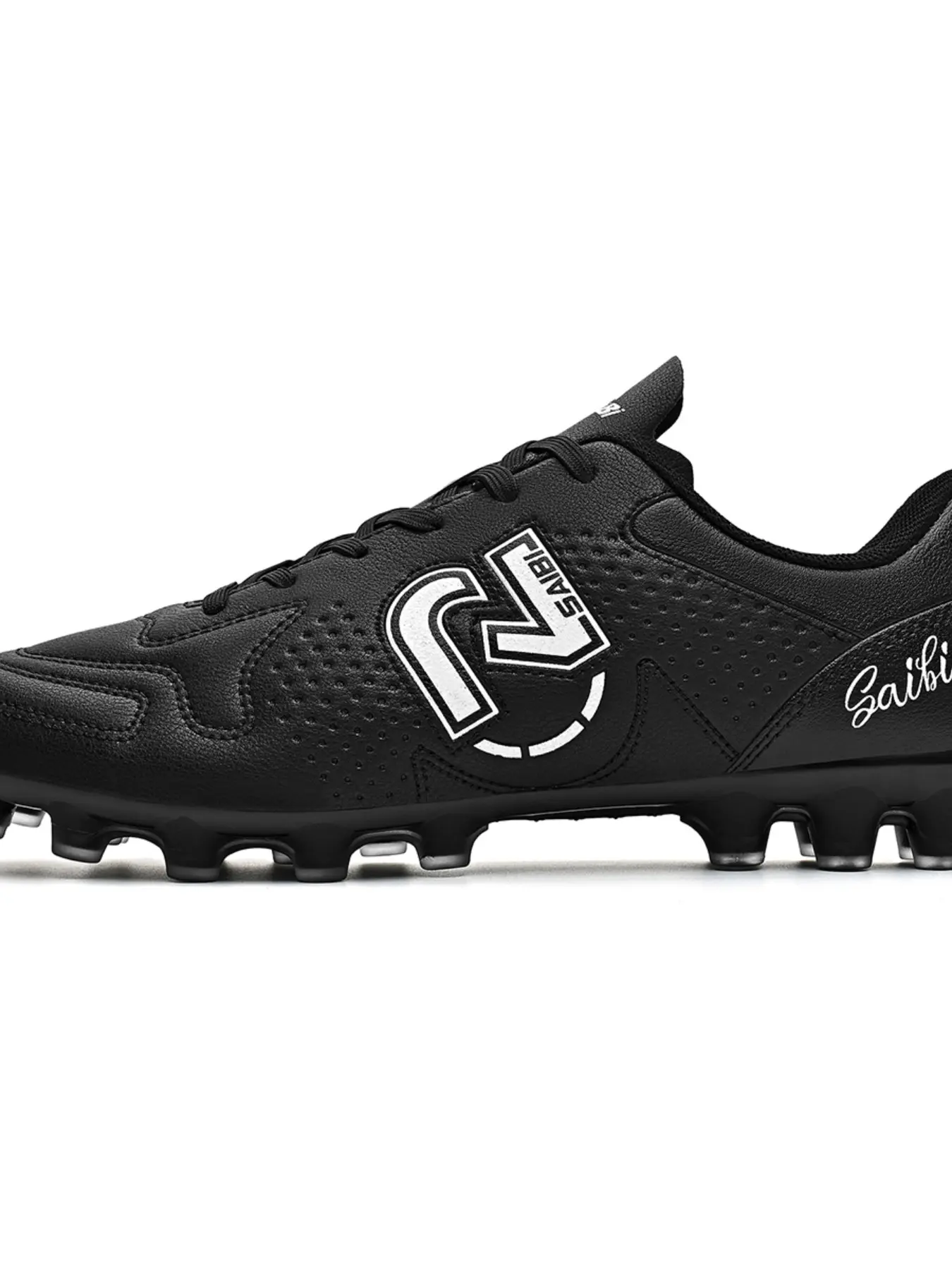 Breathable Football Shoes for Men, Fg/ag Long Studs, Artificial Grass, All-Season, Anti-Slip, Durable, Indoor Outdoor, Ankle Protection, Football Boots