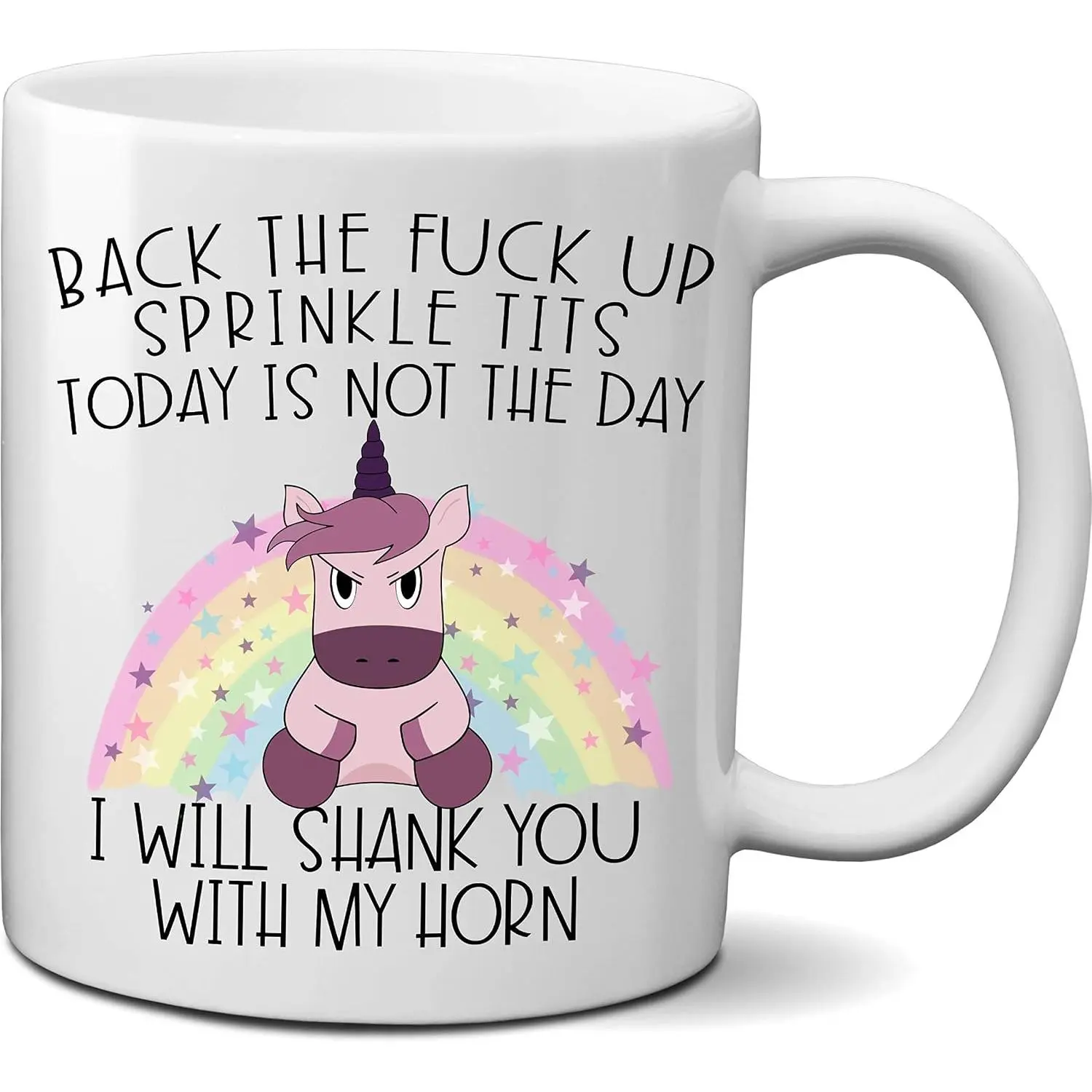 the F Up Unicorn Coffee Mug -  for women and Men - 11oz