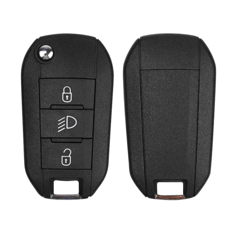 Flip Remote Key Shell For Peugeot Expert Partner 508 308 3008 Citroen C3 C4 C4L Elysee Dispatch Berlingo HU83/VA2