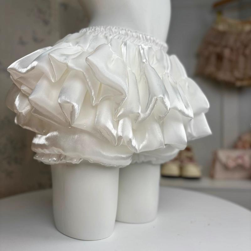 Sweet Casual Elastic Waist New Short Skirt Women Summer Chic White Ruffle Cake Skirts  Female Fashion Pretty 2026 Princess Skirt