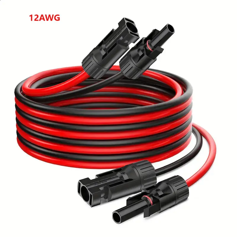 12awg Extension Cord, 10/20/30/40 Feet Options, Indoor Electrical Compatible, Outdoor Power Extender with Male/female Connectors