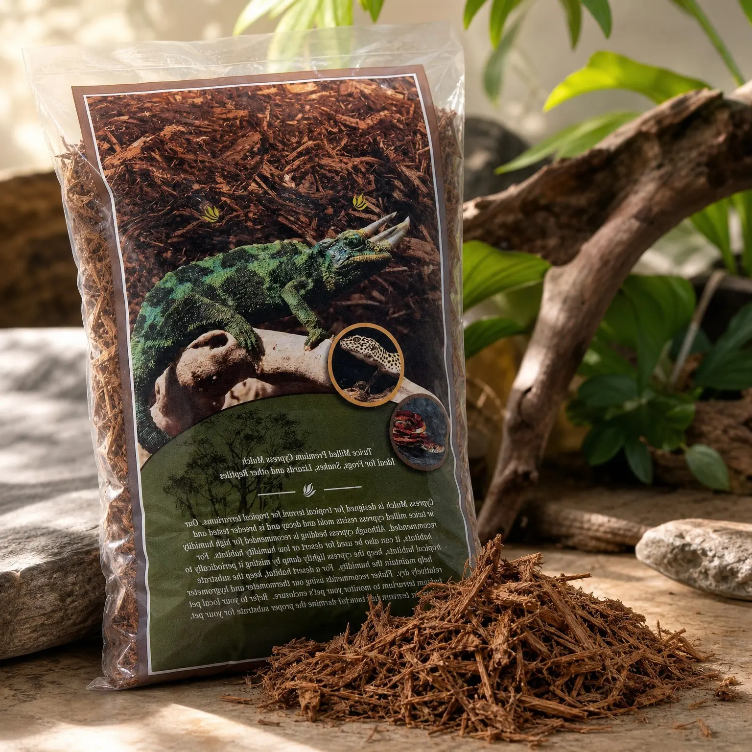 Premium Tropical Cypress Reptile Bedding, 10 Pound (Pack of 1)Gift